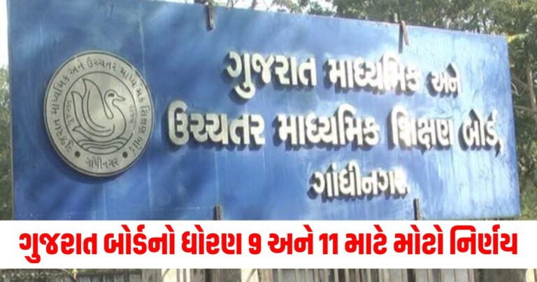 ગુજરાત બોર્ડ, Gandhinagar News, Gujarat Secondary and Higher Secondary Education Board,