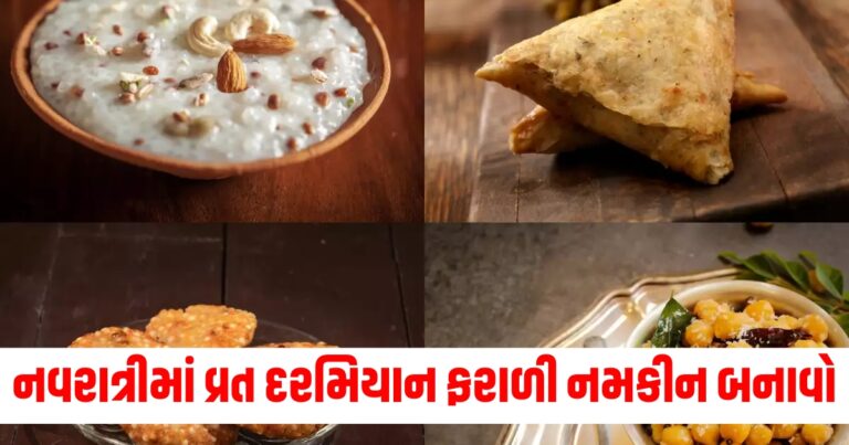 નવરાત્રીમાં વ્રત દરમિયાન ફરાળી નમકીન બનાવો, અહીં જુઓ સરળ રેસિપી