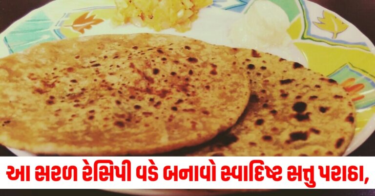 આ સરળ રેસિપી વડે બનાવો સ્વાદિષ્ટ સત્તુ પરાઠા, સ્વાદ રહી જશે યાદ