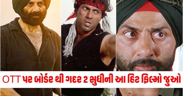 તમે સની દેઓલના મોટા ફેન છો? તો OTT પર બોર્ડર થી ગદર 2 સુધીની આ હિટ ફિલ્મો જુઓ.