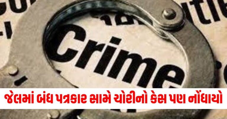 જેલમાં બંધ પત્રકાર સામે ચોરીનો કેસ પણ નોંધાયો, જાણો તેના પર શું છે આરોપ?