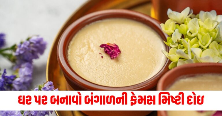 ઘર પર બનાવો બંગાળની ફેમસ મિષ્ટી દોઇ, મહેમાનો પણ ખાઈ ને બોલશે મજા પડી ગઈ..!