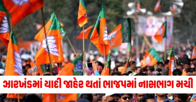 ઝારખંડમાં યાદી જાહેર થતાં જ ભાજપમાં નાસભાગ મચી, અનેક નેતાઓએ પાર્ટીને અલવિદા કહ્યું