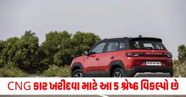 જો તમે નવી CNG કાર ખરીદવા માંગતા હોવ તો અહીં 5 શ્રેષ્ઠ વિકલ્પો છે, વિગતો જાણો