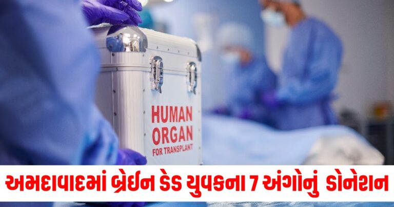 અમદાવાદ, brain dead, Ahmedabad, civil hospital, organ donation,