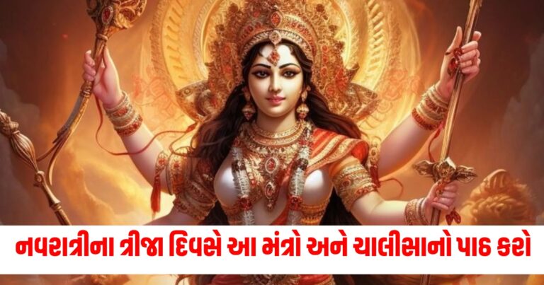 નવરાત્રી, Shardiya Navratri 2024, Durga Chalisa, Maa Chandraghanta Mantra, નવરાત્રી 2024,