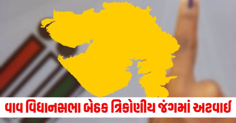 પેટાચૂંટણી (Panchayat election), પ્રચાર (Campaign), વાવ વિધાનસભા (Vav Assembly), ત્રિકોણીય જંગ (Triangular battle), અટવાઈ (Stuck),