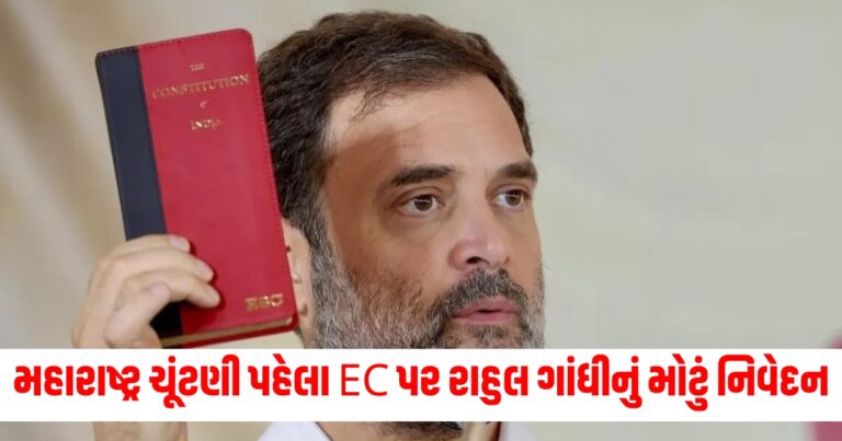 મહારાષ્ટ્ર ચૂંટણી પહેલા EC પર રાહુલ ગાંધીનું મોટું નિવેદન, બંધારણ વિશે કહી મોટી વાત