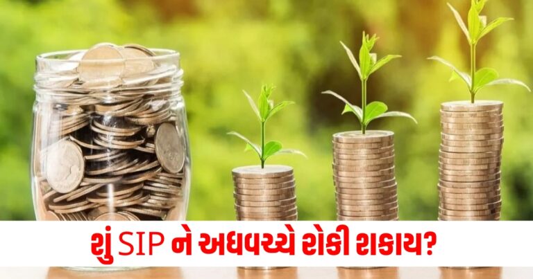 SIP (Systematic Investment Plan), અધવચ્ચે રોકાણ (Midway Stop), રોકાણ (Investment), અસર (Impact), મકસદ (Objective), ફાયદો અને નુકસાન (Profit and Loss), ફાઇનાન્શિયલ પ્લાનિંગ (Financial Planning),