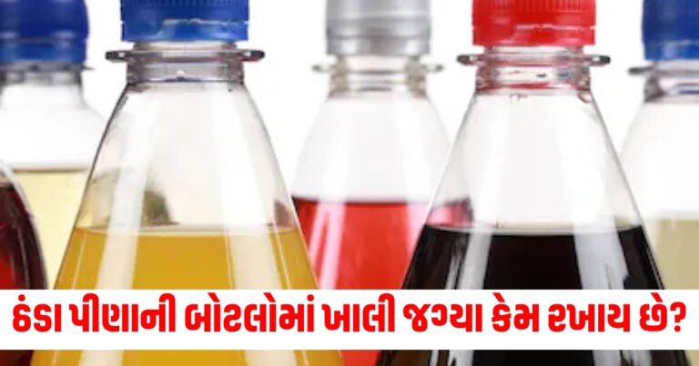 શા માટે ઠંડા પીણાની બોટલોમાં ખાલી જગ્યા રાખવામાં આવે છે? જાણો સાચું કારણ!