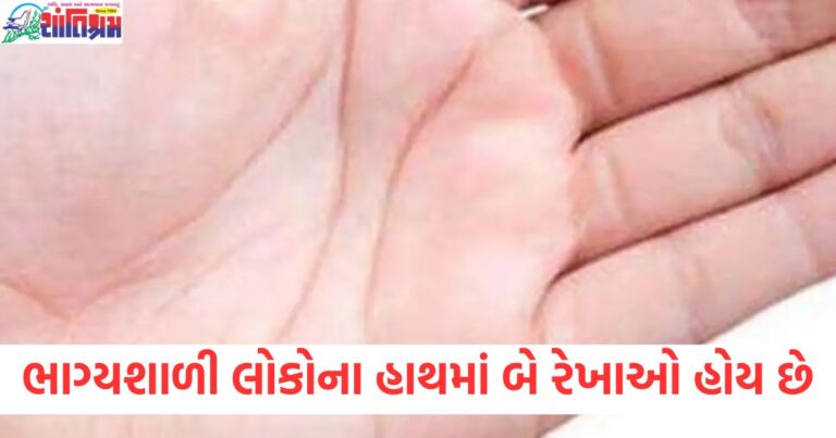 ભાગ્યશાળી લોકોના હાથમાં બે ભાગ્ય રેખાઓ હોય છે, જાણો તેનાથી સંબંધિત સંકેતો