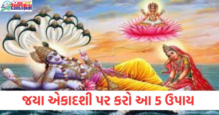 જયા એકાદશી પર કરો આ 5 ઉપાય, તમને ભગવાન હરિનો આશીર્વાદ અને અપાર ધન મળશે, જયા એકાદશી 2025 પર 5 ખાસ ઉપાય, ભગવાન હરિના આશીર્વાદથી ધનનો પ્રાપ્તિ થશે, જયા એકાદશી પર અનુસરો આ 5 ઉપાય, ધનવર્ધન માટે ભગવાન હરિનો આશીર્વાદ, જયા એકાદશી પર કરવાના 5 શુભ ઉપાય, ભગવાન હરિનો આશીર્વાદ અને ધન લાવવાની રીત,